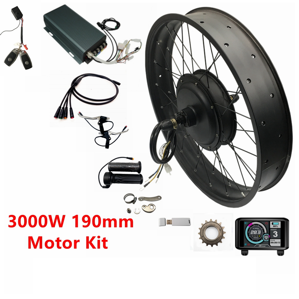 NBP 20/24/26x4.0 48-72V 3000W  - огляд і ціна Ebike Conversion Kit 72V 3000W