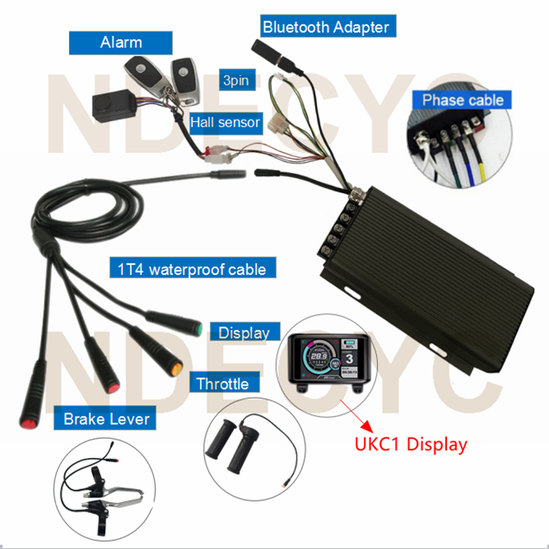 NBP 20/24/26x4.0 48-72V 3000W  - огляд і ціна Ebike Conversion Kit 72V 3000W
