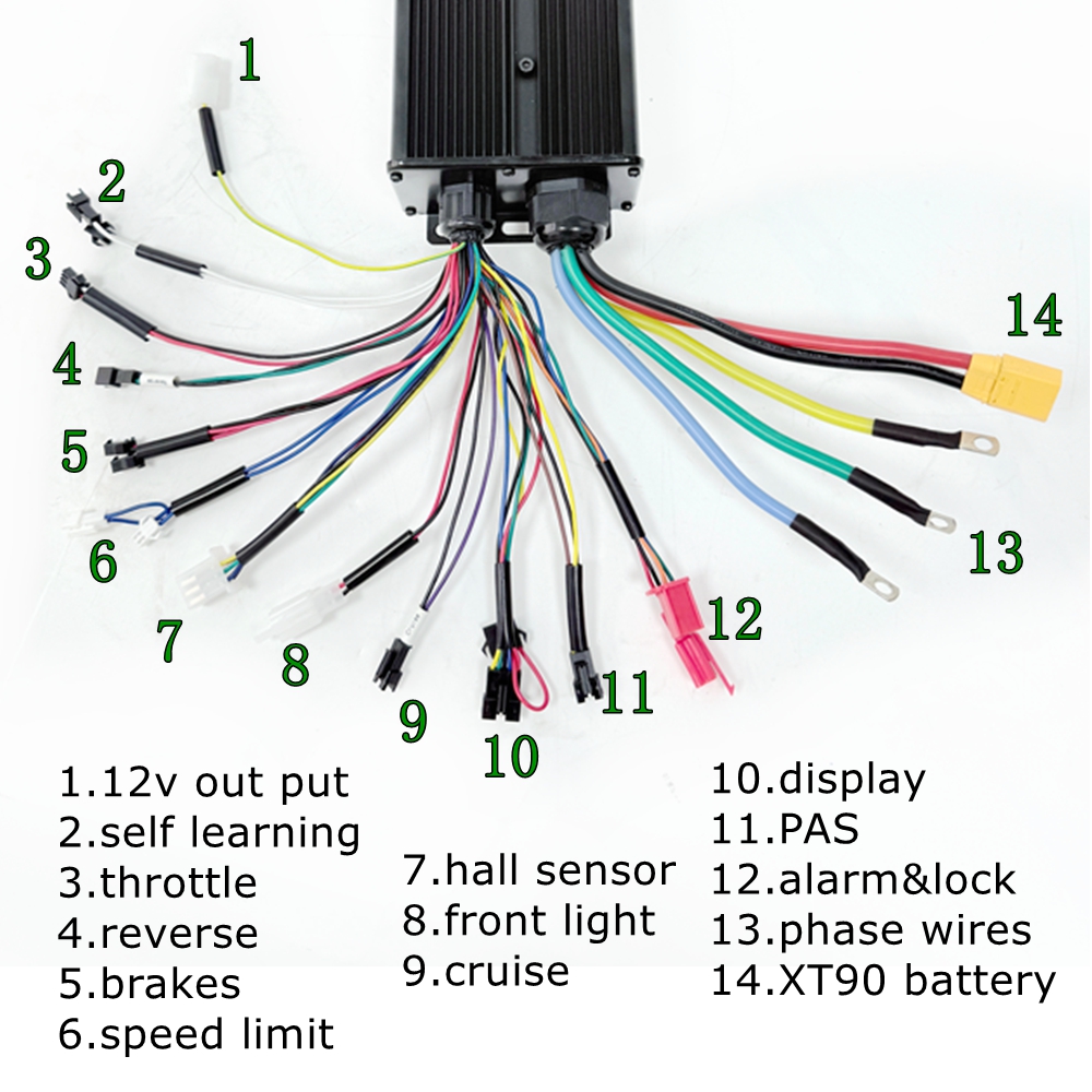 NBpower 170/190mm Dropout 48-7 - огляд і ціна 72V 5000W Hub Motor Kit